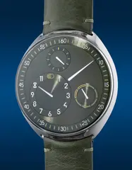 Ressence, A fine and unusual limited edition grade 5 titanium wristwatch with orbiting hour, day of the week, AM/PM display, Certificate of Origin and presentation box, numbered 6 of a limited edition of 40 pieces, made in commemoration of the 10th Anniversary of Ressence, Circa 2022