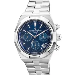 Vacheron Constantin, A fine and attractive stainless steel chronograph wristwatch with date, bracelet, guarantee and presentation box, Circa 2020