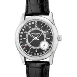 Patek Philippe, A very fine and attractive white gold wristwatch with small seconds, date, Certificate of Origin and presentation box