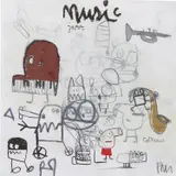 Edgar Plans, Music notes, 2019, mixed media on paper