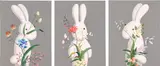 Huang Benrei, In the Name of Flower, 2016, acrylic on canvas, triptych