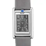 Claude Moliterni, A fine and attractive stainless steel reversible rectangular-shaped wristwatch with Arabic indexes