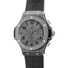 Hublot, An attractive tantalum chronograph wristwatch with small seconds, date, warranty and presentation box, Circa 2007