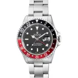 Rolex, A fine and early stainless steel dual-time wristwatch with center seconds, date, bracelet, guarantee and presentation box