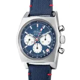 Zenith, A fine, attractive and “like-new” limited edition stainless steel chronograph wristwatch with date, gradient blue dial, guarantee and presentation box, numbered 143 of a limited edition of 150 pieces made exclusively for the North America market, Circa 2020