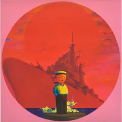 Liu Ye, Little Navy, 2012, silkscreen print on paper