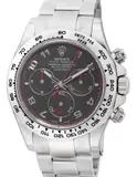 Rolex, A fine, attractive and “new-old-stock” white gold chronograph wristwatch with bracelet, guarantee and presentation box