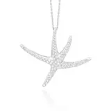 Tiffany & Co., A Diamond 'Starfish' Pendant Necklace