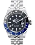 Rolex, A fine and rare stainless steel dual-time wristwatch with center seconds, date, bracelet, guarantee and presentation box