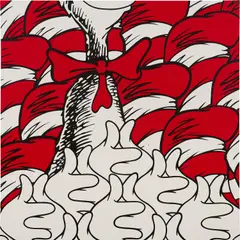 Jerkface, Dr. Suess’ Cat in the Hat, 2017, acrylic on canvas