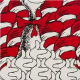 Jerkface, Dr. Suess’ Cat in the Hat, 2017, acrylic on canvas
