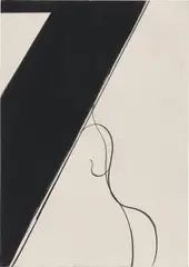 A Monotonous Phrase by Tomoo Gokita, 1999, ink on paper, sold Sep 2022