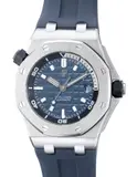 Audemars Piguet, An attractive and “like-new” stainless steel diver's two-crown automatic wristwatch with center seconds, date, revolving sixty-minute ring, warranty and presentation box, Circa 2021