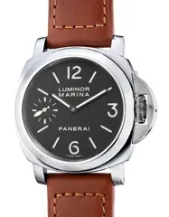 Panerai, A fine and attractive limited edition stainless steel cushion-shaped wristwatch with small seconds, crown guards, certificate and presentation box, numbered 2,906 of a limited edition of 3,000 pieces, Circa 2010