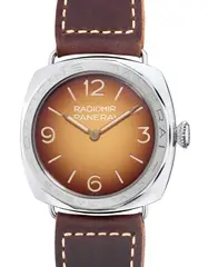 Panerai, An attractive and “like-new” limited edition stainless steel wristwatch with warranty and presentation box, numbered 364 of a limited edition of 1,000 pieces, Circa 2017