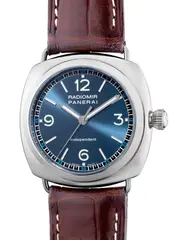 Panerai, A rare and unusual limited edition white gold wristwatch with deadbeat seconds, certificate and presentation box, numbered 47 of a limited edition of 160 pieces, Circa 2001
