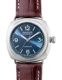 Panerai, A rare and unusual limited edition white gold wristwatch with deadbeat seconds, certificate and presentation box, numbered 47 of a limited edition of 160 pieces, Circa 2001