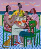 Kitti Narod, Untitled, 2021, acrylic on canvas