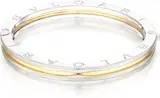 Bulgari, A Stainless Steel and Gold 'B.Zero1' Bangle