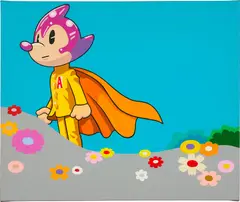 Dongi Lee, Flower Garden, 2010, acrylic on canvas