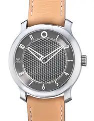 Ming X Massena Lab, A beautifully crafted and unusual stainless steel wristwatch with honeycomb dial, guarantee and presentation box, one of a limited edition of 200 pieces made in collaboration with Massena LAB, 2021
