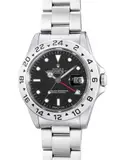 Rolex, A fine and attractive stainless steel dual-time wristwatch with center seconds, date, 24-hour indication, bracelet, guarantee and presentation box, Circa 1994