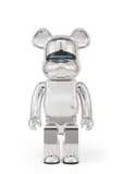 Sorayama Sexy Robot 1000% by Hajime Sorayama x Be@Rbrick, painted cast vinyl, sold Sep 2022