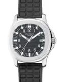 Patek Philippe, A fine and attractive lady's stainless steel quartz wristwatch with center seconds and date indication
