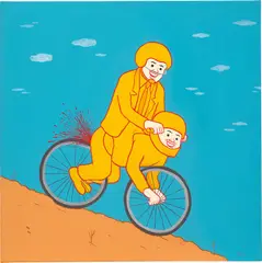 Joan Cornellà, Untitled, 2016, acrylic on canvas