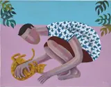 Kitti Narod, Touch, 2019, acrylic on canvas