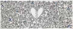 Sam Cox, Broken Heart, 2018, acrylic on canvas