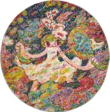 Ayako Rokkaku, "Magic Hand" Exhibition Carpet, printed microfiber rug