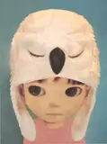 Mayuka Yamamoto, White Owl Boy, 2019, lithograph on paper