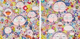 Two works: (i) The Artist's Agony and Ecstasy; (ii) Self-Portrait of the Manifold Worries of a Manifoldly Distressed Artist by Takashi Murakami, offset lithograph on paper, sold Feb 2022