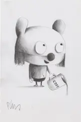 Edgar Plans, Untitled, 2020, charcoal on paper