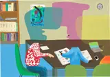 Peter McDonald, Untitled, 2018, acrylic gouache on paper