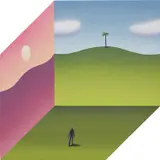 Maxwell Mcmaster, Man with Window 1, 2020, acrylic on shaped canvas