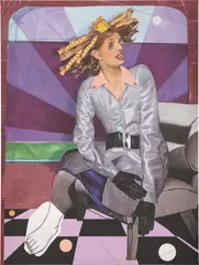 Allison Zuckerman, Flight Pattern, 2020, inkjet on canvas