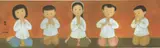 Mai Trung Thu, Five Children Praying