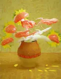 Soupcans Labs, Mushrooms with Vase