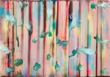Bernard Frize, Toky, 2018, acrylic and resin on canvas