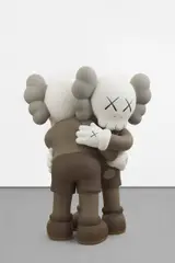 TOGETHER by Kaws, 2017, painted bronze, sold Jun 2021