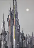 Liu Wei, Purple Air 5, 2006, oil on canvas