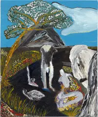 Matthew Wong, Ruins, 2016, acrylic on canvas