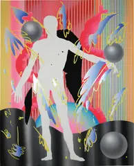 Ye Linghan, LUCY-C-001, 2017, acrylic on canvas