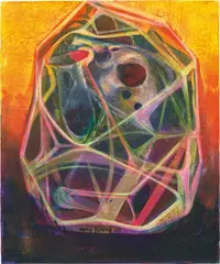 Yuxing Huang, Solitary, 2016, acrylic on canvas
