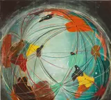 Jules de Balincourt, Jet Setters Nightmare, 2011-2012, oil on panel