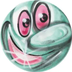 Strint by Kenny Scharf, 2020, spray paint on canvas, sold Jun 2021