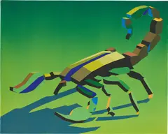 Jonathan Chapline, Scorpion, oil on panel