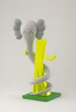 Kaws, BORN TO BEND, 2013, painted bronze